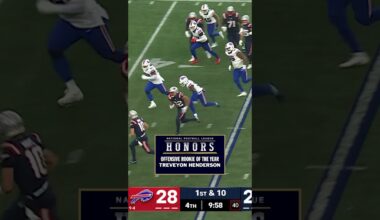 NFL HONORS OROY FINALISTS: Treveyon Henderson 🏃‍♂️💨