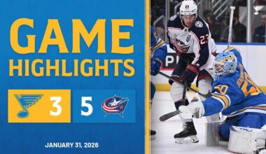 Game Highlights: Blue Jackets 5, Blues 3