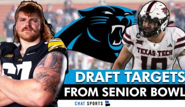 Carolina Panthers Draft Targets From The 2026 Senior Bowl - THIS IS IMPORTANT
