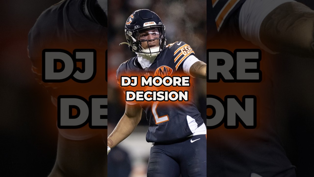 The Bears Have To Make A Decision On DJ Moore #shorts #bears #nfl