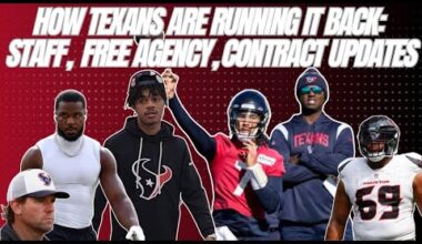 How Texans are 'running it back': news on staff, free agency and contract updates