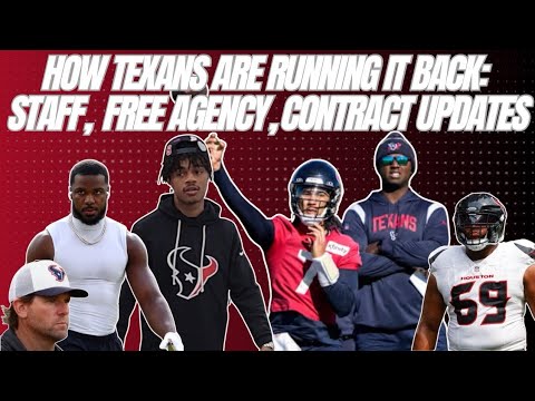 How Texans are 'running it back': news on staff, free agency and contract updates