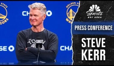 Warriors coach Steve Kerr offers encouraging update on Steph Curry's knee injury | NBC Sports BA