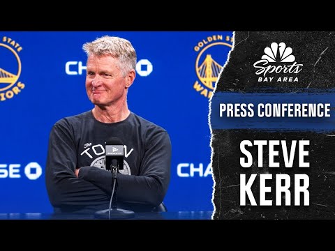 Warriors coach Steve Kerr offers encouraging update on Steph Curry's knee injury | NBC Sports BA