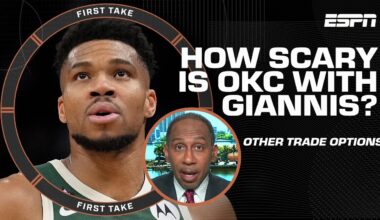 Stephen A. on the team with the MOST assets to trade for Giannis ‘It’s the OKC Thunder’ | First Take