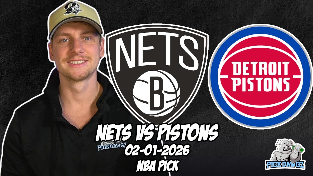 Brooklyn Nets vs Detroit Pistons 2/1/26 NBA Free Picks & Prediction | NBA Betting Tips