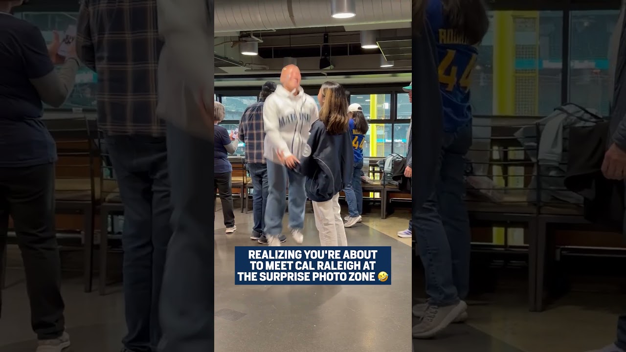 These reactions are amazing 😂 #Mariners #mlb #baseball #calraleigh