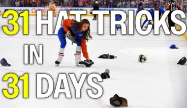 NHL RECORD 31 hat tricks in ONE MONTH!