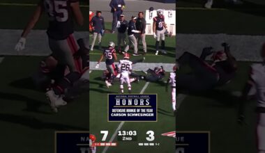 NFL HONORS DROY FINALISTS: Carson Schwesinger 🤲