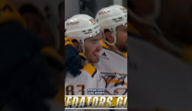 ROMAN JOSI'S GAME WINNER #predsnhl