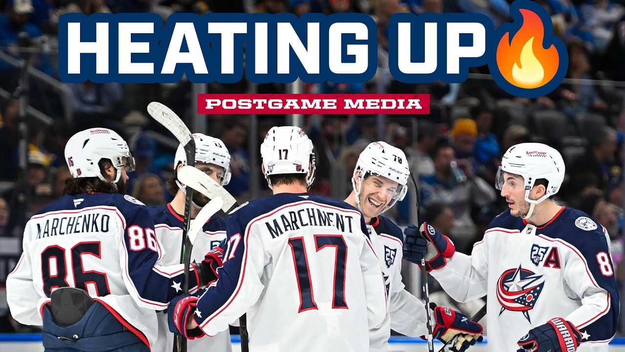 On a 5 game heater! 🔥 | Blue Jackets Postgame Media