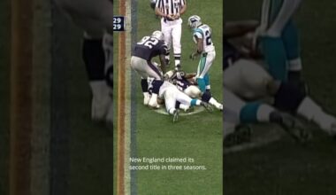 February 1, 2004: Super Bowl XXXVIII | Patriots vs Panthers #shorts