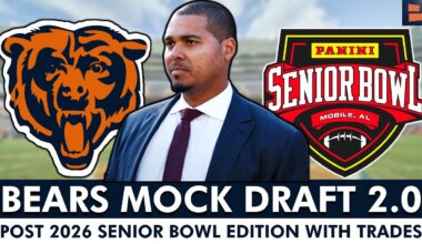 Chicago Bears Mock Draft AFTER 2026 Senior Bowl - Full 7 Round Projections With TRADES