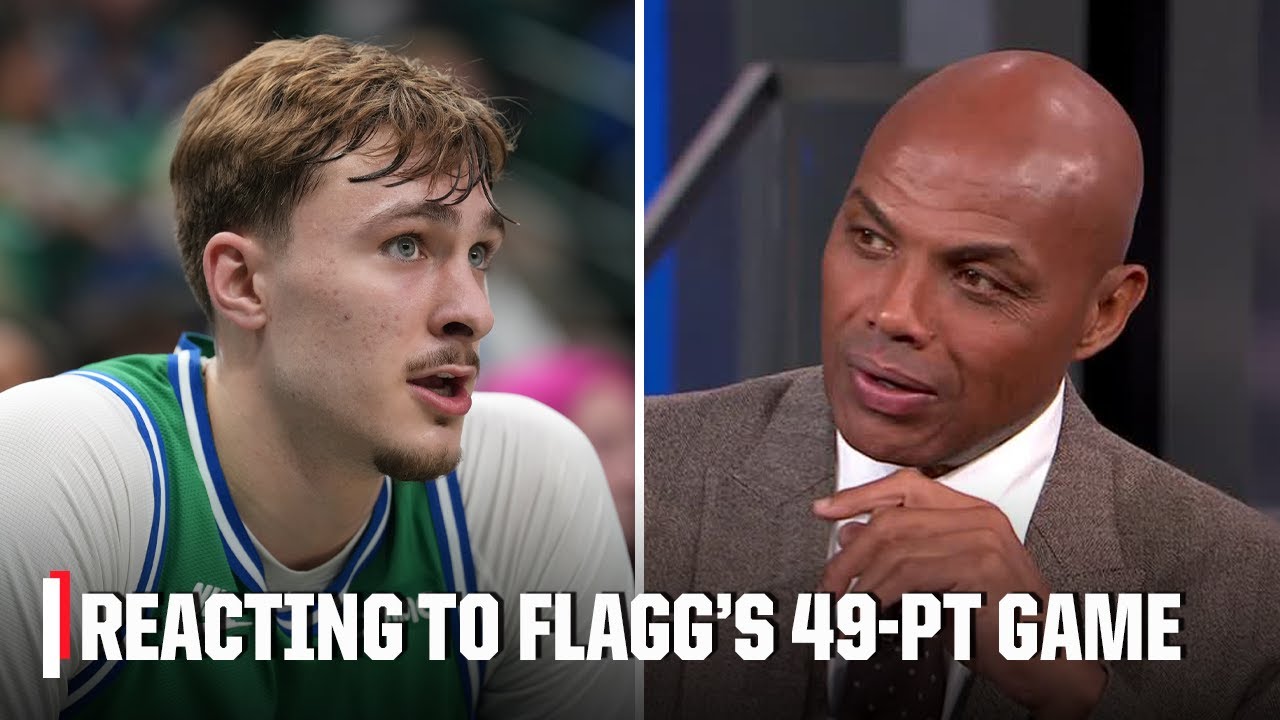‘HE IS READY’ 🔥 Chuck praises Cooper Flagg after his 49-point game | Inside The NBA