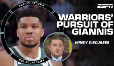 The Warriors need to be ‘VERY AGGRESSIVE’ to land Giannis Antetokounmpo – Windhorst | NBA Countdown