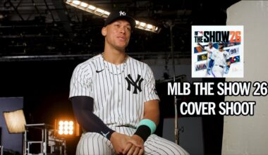MLB The Show 26 Cover Shoot with Aaron Judge! (Behind the scenes with Yankees star!)