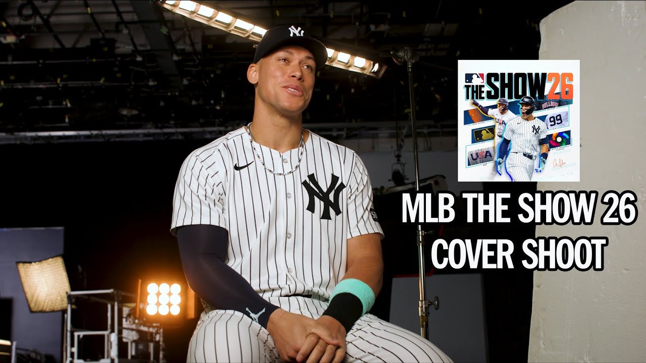 MLB The Show 26 Cover Shoot with Aaron Judge! (Behind the scenes with Yankees star!)