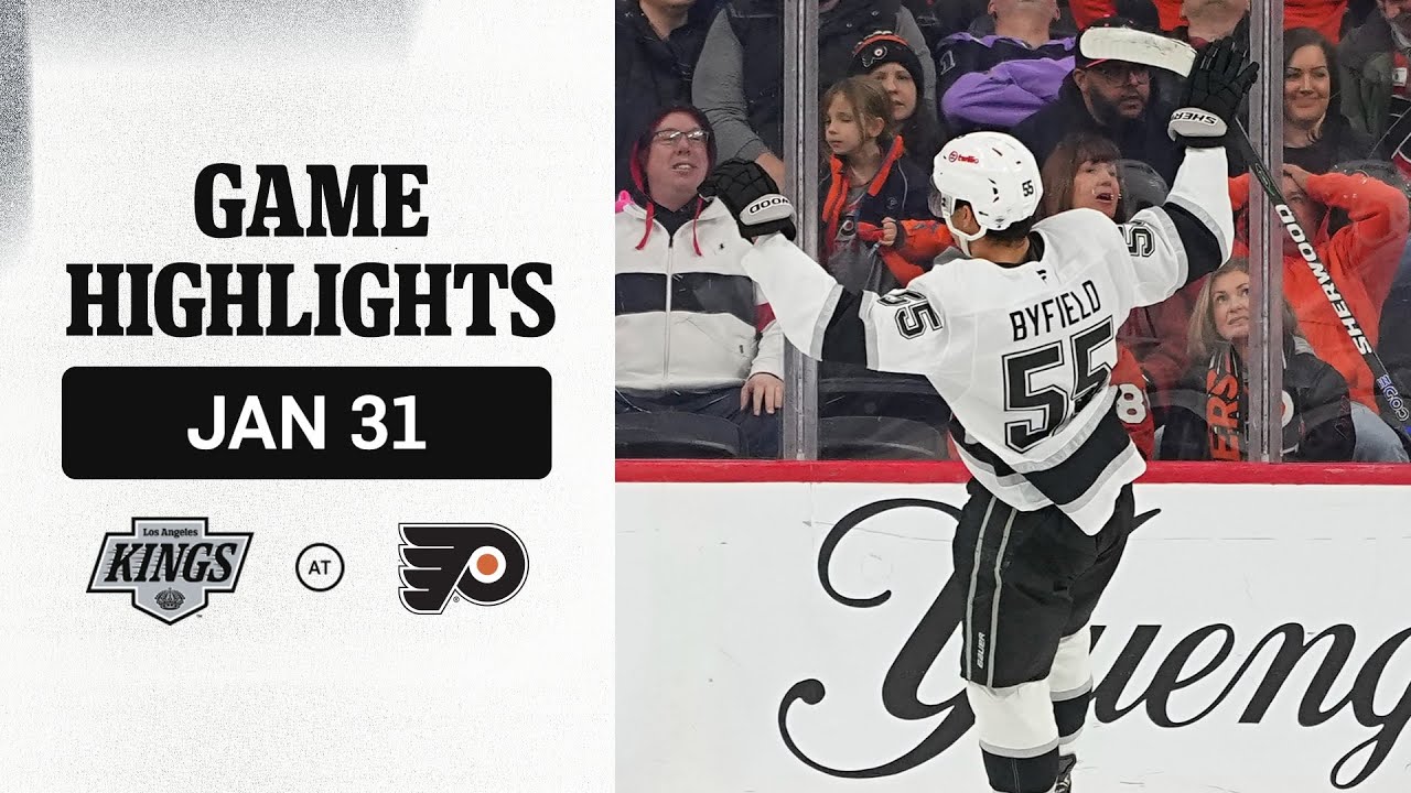HIGHLIGHTS: LA Kings at Philadelphia Flyers |01.31.26