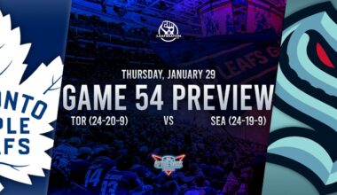 Toronto Maple Leafs vs Seattle Kraken Game 54 Preview: Lineups, Goaltenders, & Best Bets