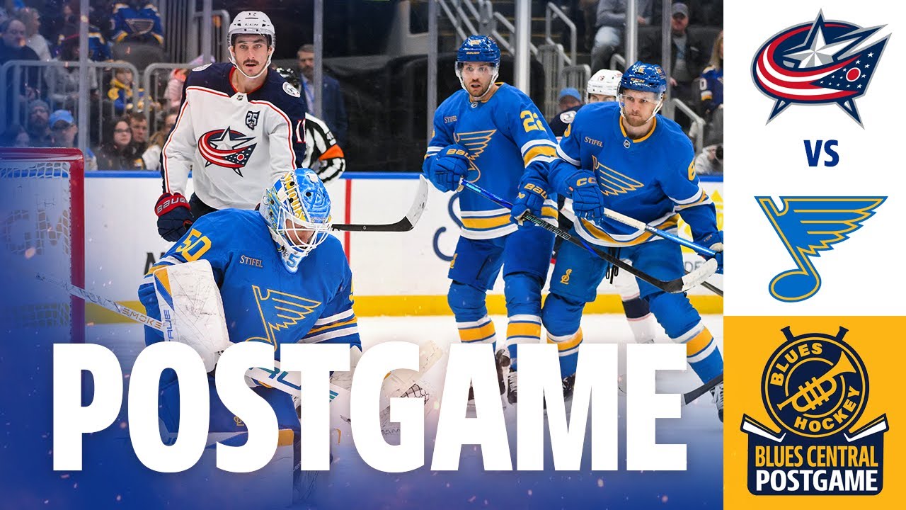 St Louis Blues Unable to Build Off Win, Fall to Columbus | Blues Central Postgame