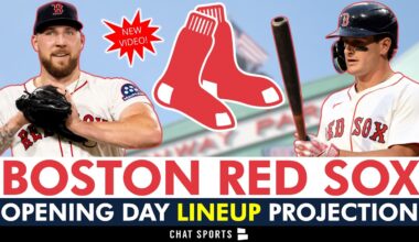 Boston Red Sox 2026 Opening Day Lineup Projection Ft. Roman Anthony, Jarren Duran & Garrett Crochet