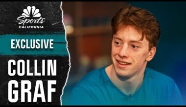 Sharks' Collin Graf reflects on journey from undrafted prospect to NHL starter | NBC Sports CA