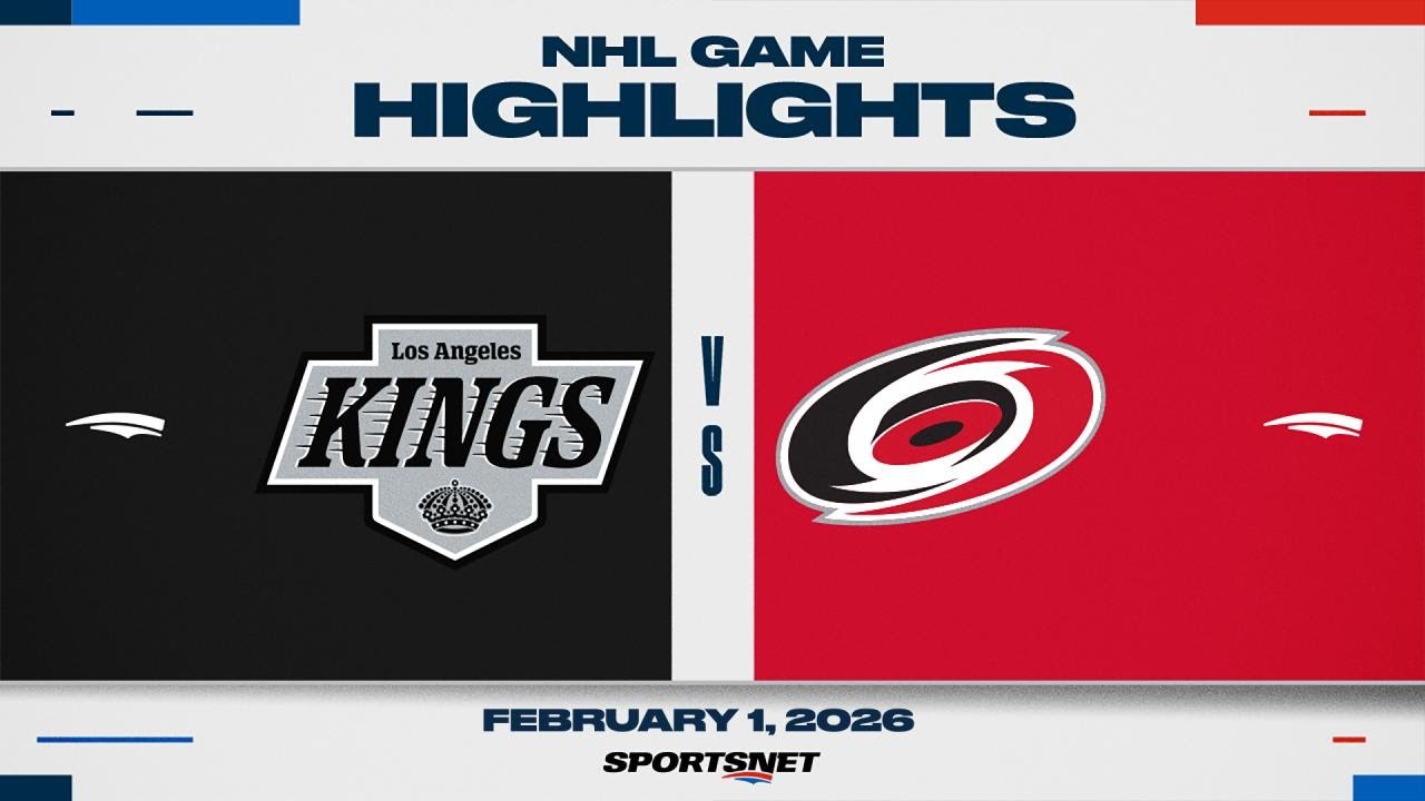 NHL Highlights | Kings vs. Hurricanes - February 1, 2026