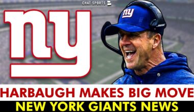 🚨John Harbagh Makes SNEAKY GREAT Hire For Giants + NEW Offensive Coordinator Interview | Giants News