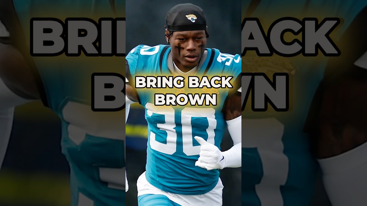 Here’s Why The Jags Should Re-Sign Montaric Brown #shorts #jaguars #nfl