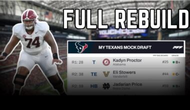 Rebuilding the Houston Texans Offensive Line | Mock Draft