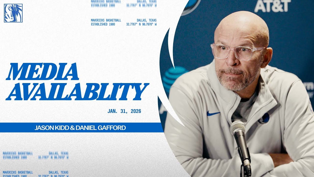 Jason Kidd & Daniel Gafford | Media Availability @ HOU | 1/31/26