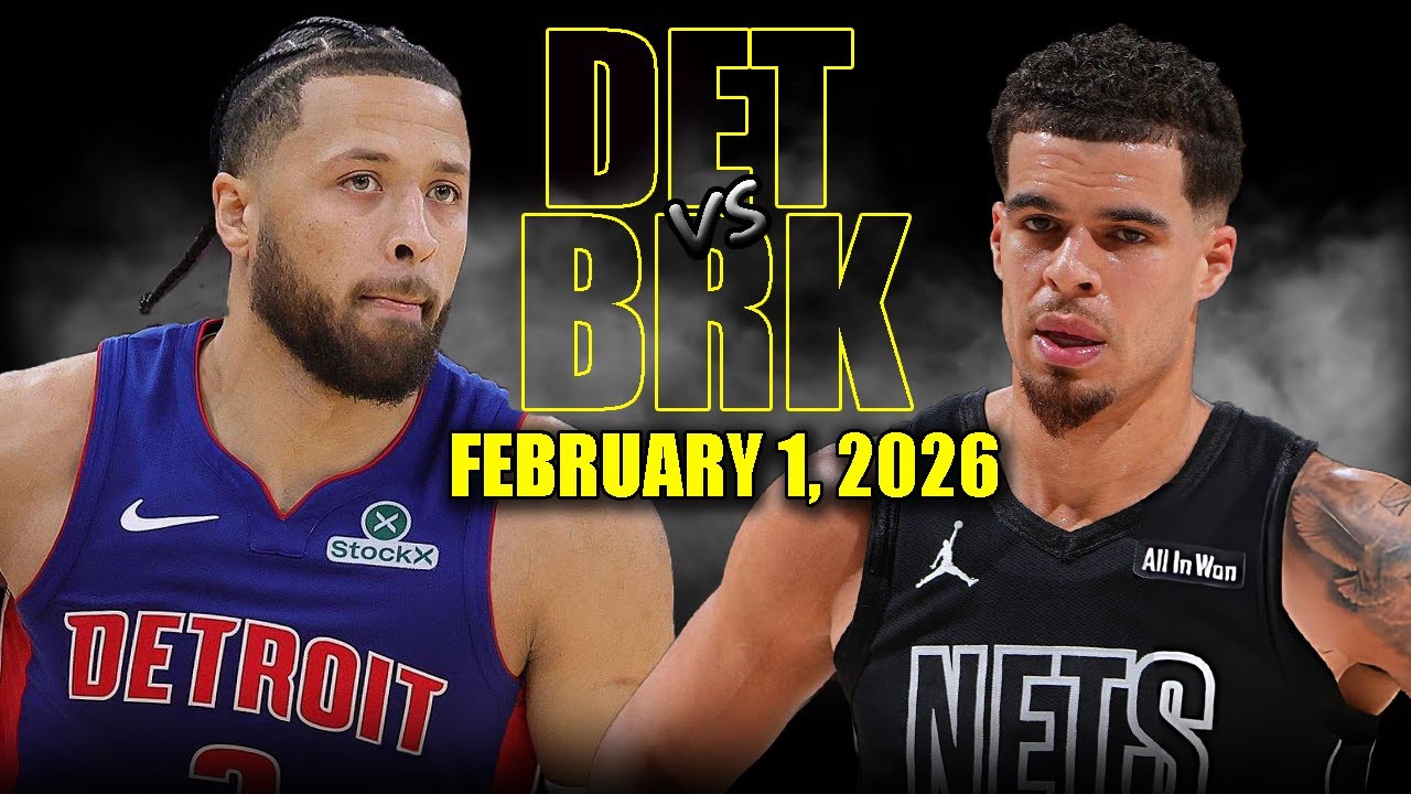 Detroit Pistons vs Brooklyn Nets Full Game Highlights – February 1, 2026 | NBA Season