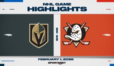 NHL Highlights | Golden Knights vs. Ducks - February 1, 2026