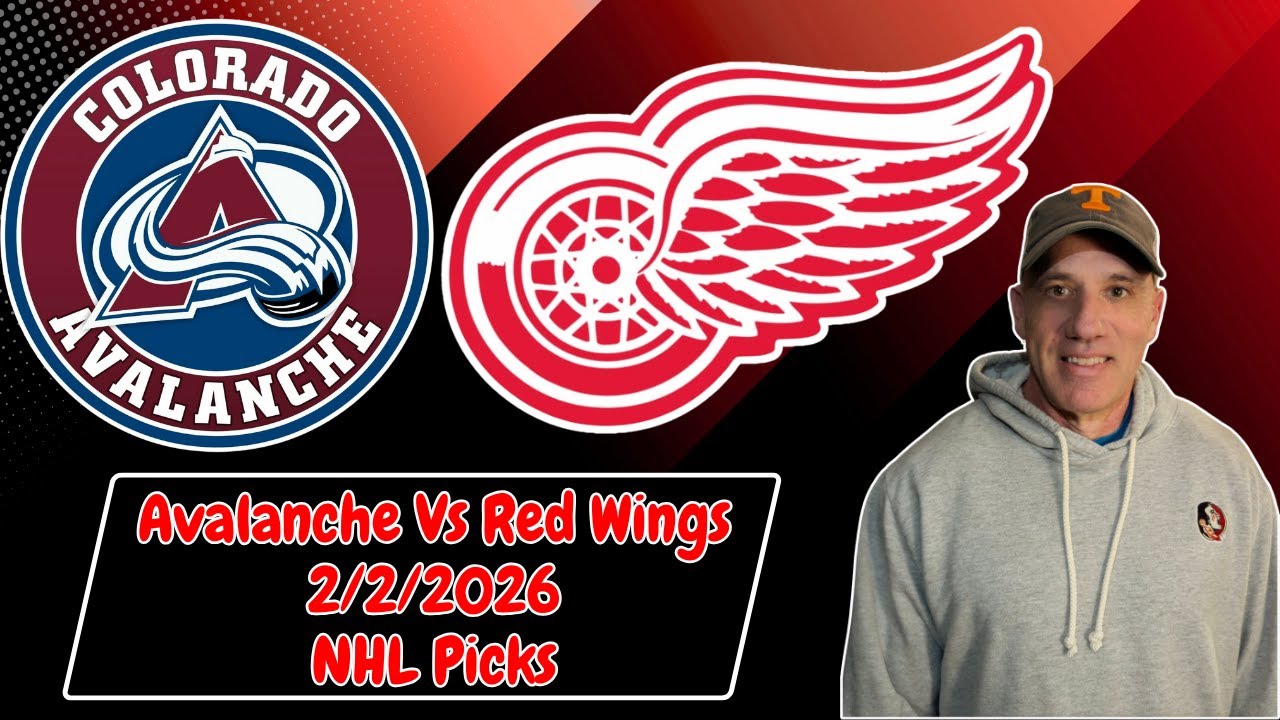Detroit Red Wings vs Colorado Avalanche 2/2/2026 NHL Picks | Jason Sharpe NHL Predictions