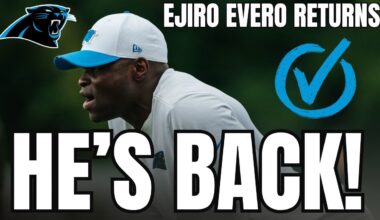 EJIRO EVERO RETURNING TO CAROLINA PANTHERS! REACTION