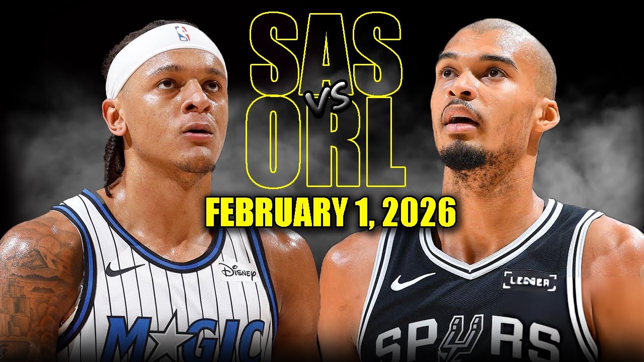 San Antonio Spurs vs Orlando Magic Full Game Highlights – February 1, 2026 | NBA Season