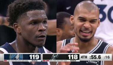 ANT (55 PTS) & WEMBY (39 PTS) DUEL IN WILD ENDING  👀 | January 17, 2026