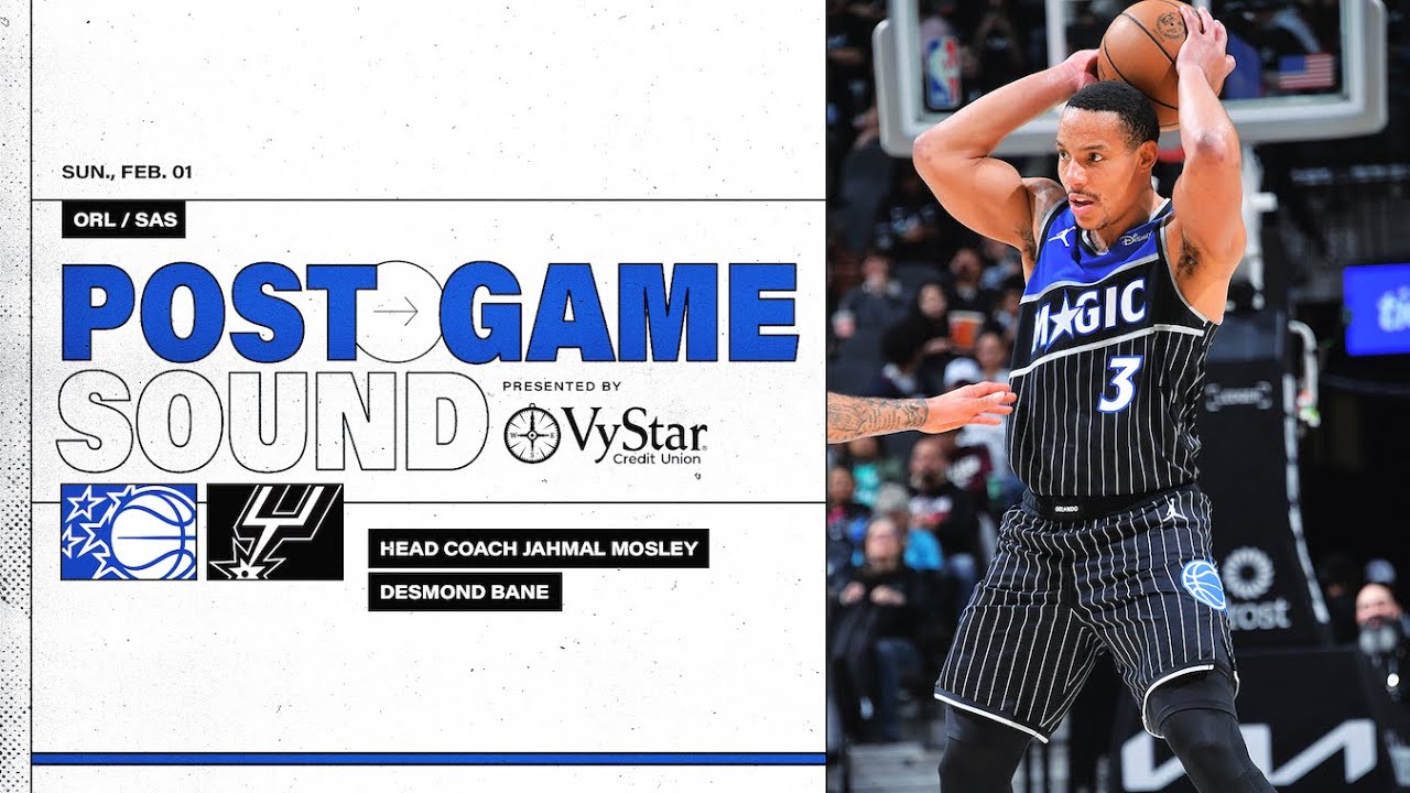 POSTGAME SOUND: ORLANDO MAGIC VS. SAN ANTONIO SPURS | COACH MOSE & DESMOND BANE
