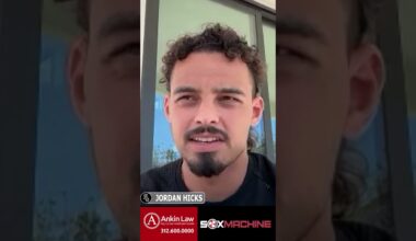 Interview: Chicago White Sox pitcher Jordan Hicks #whitesox #chicago #mlb