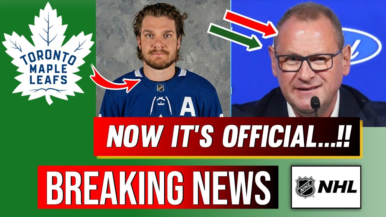 Leafs Breaking News: Friedman Floats Blockbuster Trade, Matthews Future Questioned
