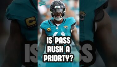 How important is upgrading the pass rush for the Jacksonville Jaguars?
