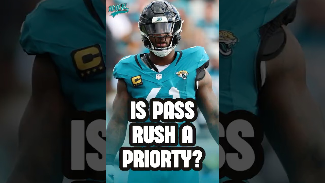How important is upgrading the pass rush for the Jacksonville Jaguars?