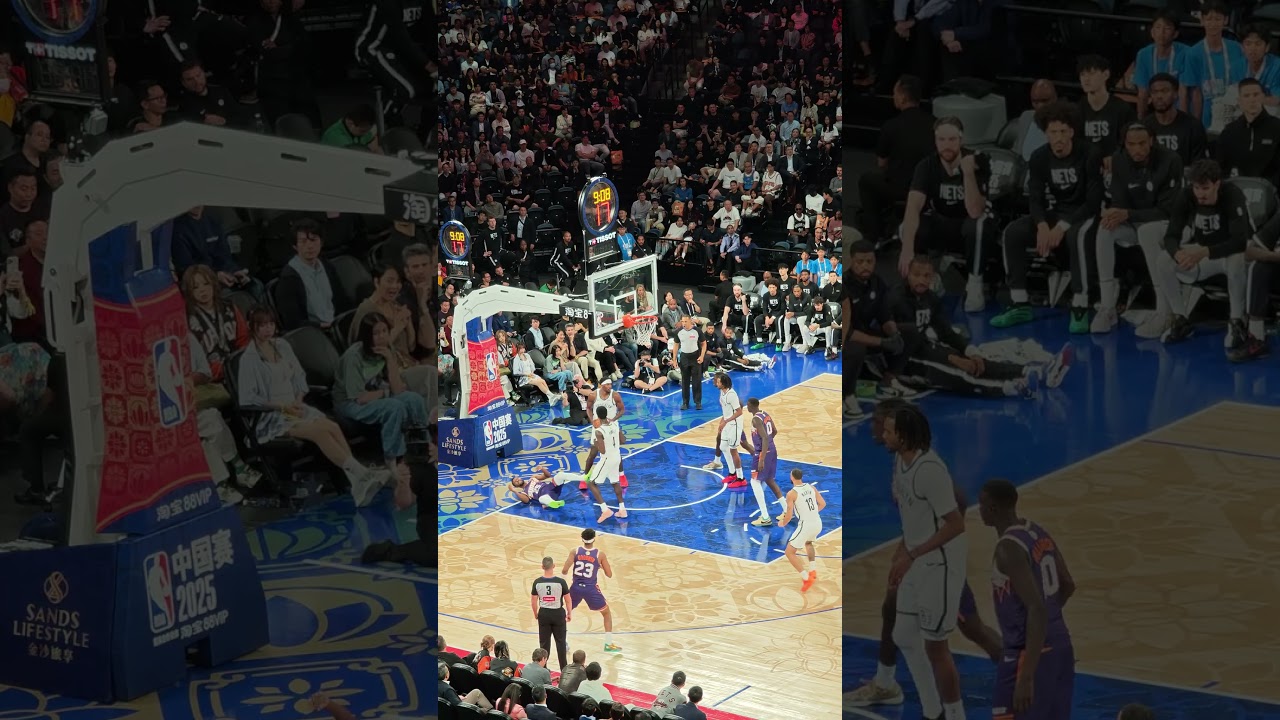 NBA China Game 2025    Brooklyn Nets vs Phoenix Suns NBA 中國賽   布魯克林籃網 VS   鳳凰城太陽