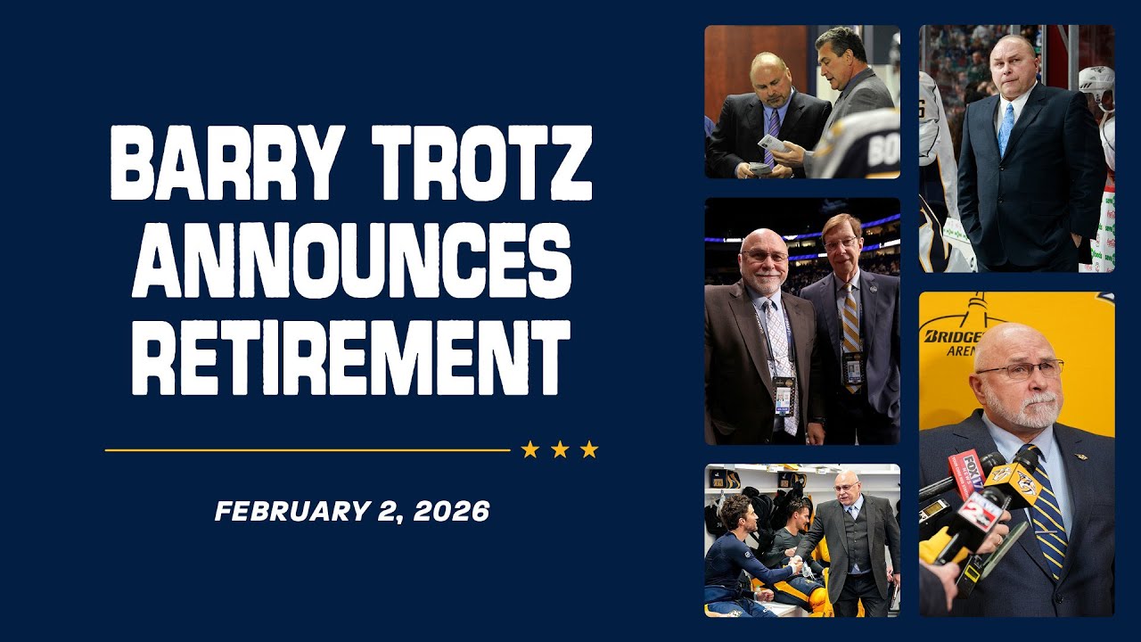 Nashville Predators General Manager Barry Trotz Announces His Retirement - Press Conference
