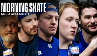 New York Islanders Morning Skate Availability | NYI at WSH