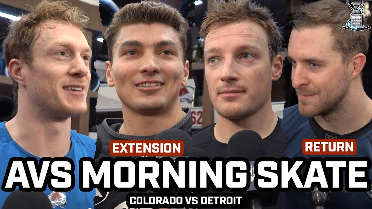 Devon Toews on Injury RETURN & Avs EXCITED For Malinski's Extension & More Before Game vs Detroit