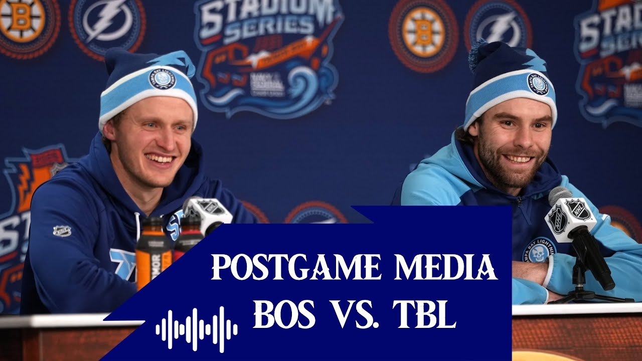 Stadium Series Postgame Media vs BOS