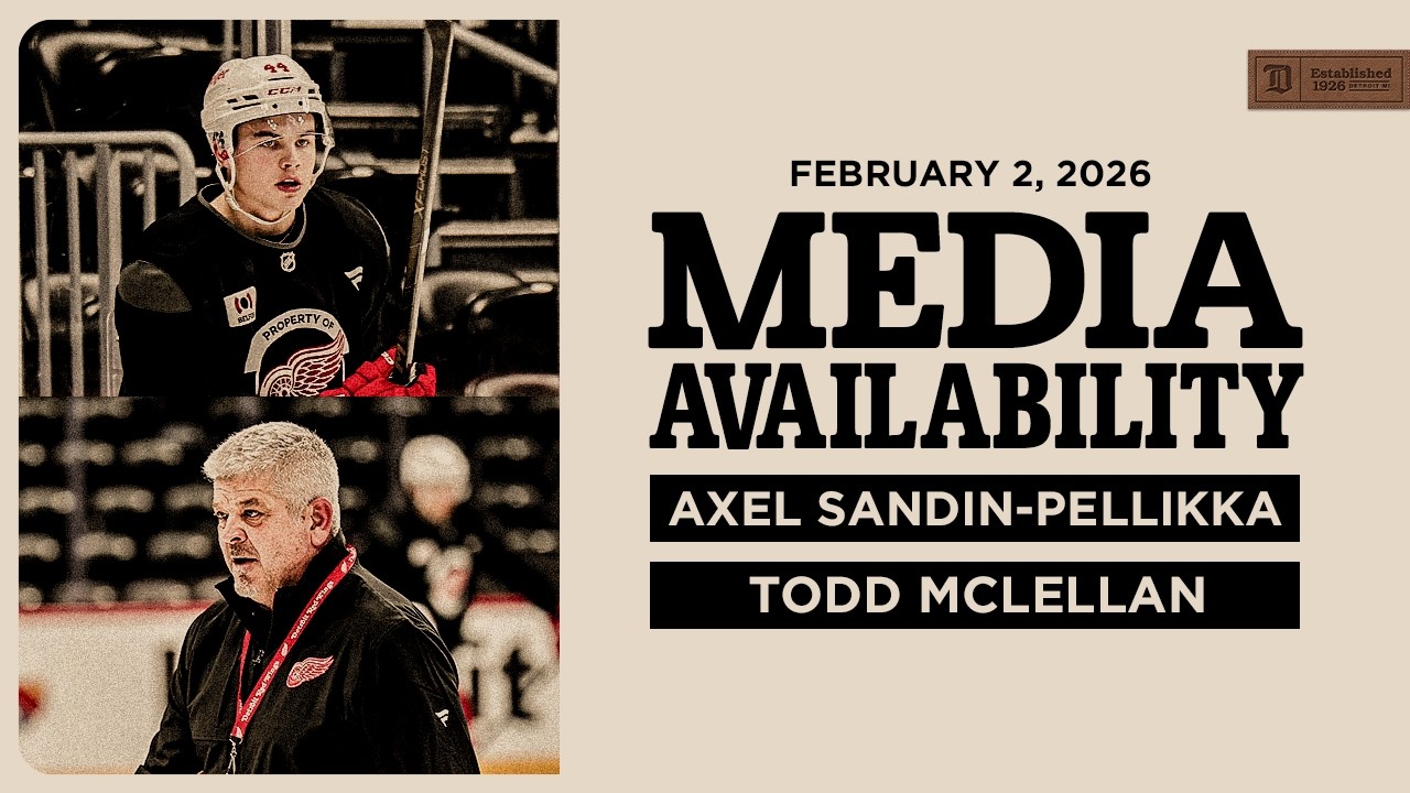 Axel Sandin-Pellikka, Todd McLellan Morning Skate Media | Feb. 2, 2026