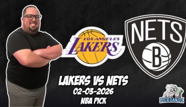 Los Angeles Lakers vs Brooklyn Nets 2/3/26 NBA Free Picks & Prediction | NBA Betting Tips