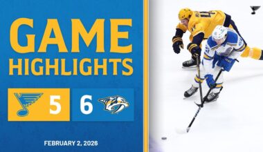 Game Highlights: Predators 6, Blues 5